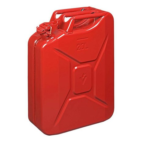 Jerry can 20L metal red UN- & TüV/GS-approved