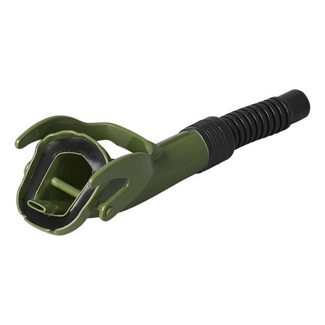 Spout metal green flexible suitable for petrol diesel