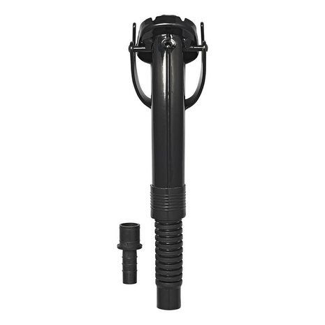 Spout metal black flexible suitable for petrol diesel