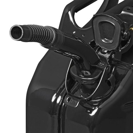 Spout metal black flexible suitable for petrol diesel