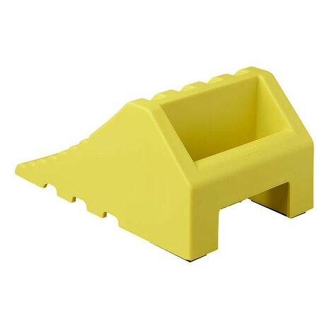 Wheel chock plastic L with handle