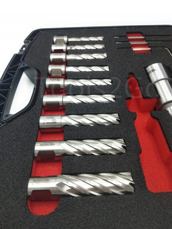 Annular cutter set 13-pcs, MK2