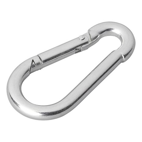 Carabine hook metal 5x50mm x10 pieces