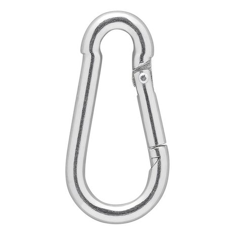 Carabine hook metal 5x50mm x10 pieces