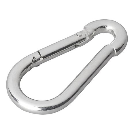 Carabine hook metal 6x60mm x4 pieces