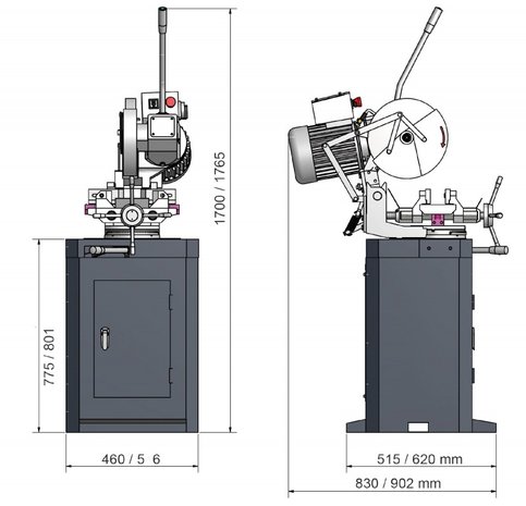 Manual circular saw diameter 315mm