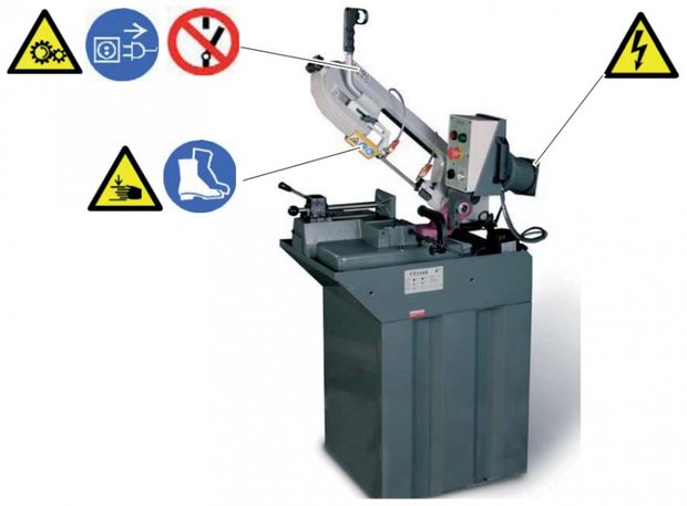 Metal bandsaw - vario diameter 150mm