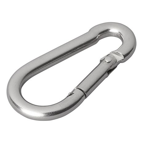 Carabine hook stainless steel 5x50mm x4 pieces