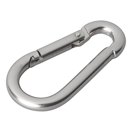 Carabine hook stainless steel 5x50mm x4 pieces