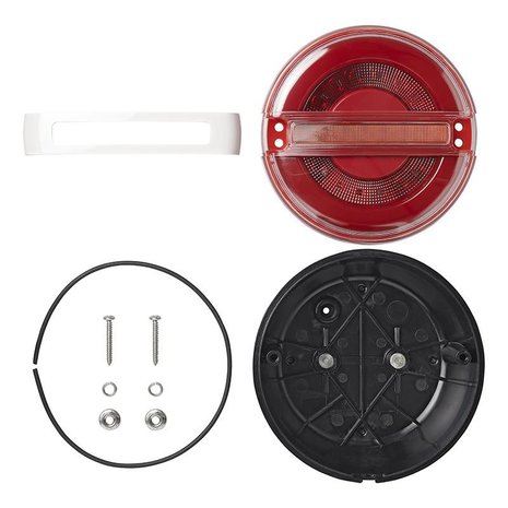 Rear lamp 3 function 140mm LED with dynamic indicator light