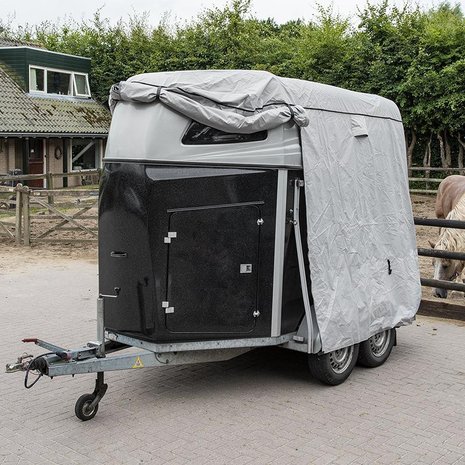 Cover for horse trailer 370x250/190x210cm