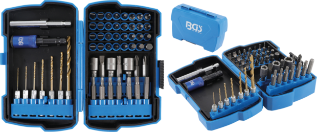 Drill and Bit Set | 6.3 mm (1/4") Drive | 55 pcs.