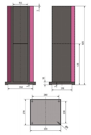 Universal machine base for bench grinders