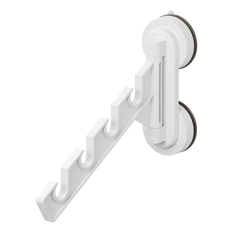 Clothes hanger holder with suction cups