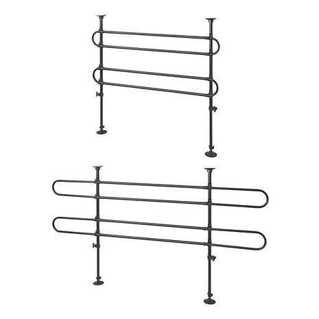 Luggage- & dog guard 2x2-tube metal