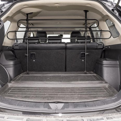 Luggage dog guard 2x2 metal tubes