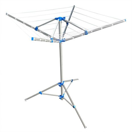 Rotary airer with foot incl. 3 pegs
