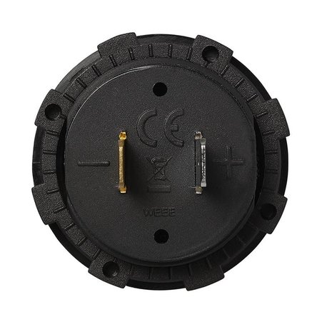 Flush mount digital voltmeter 6-30V