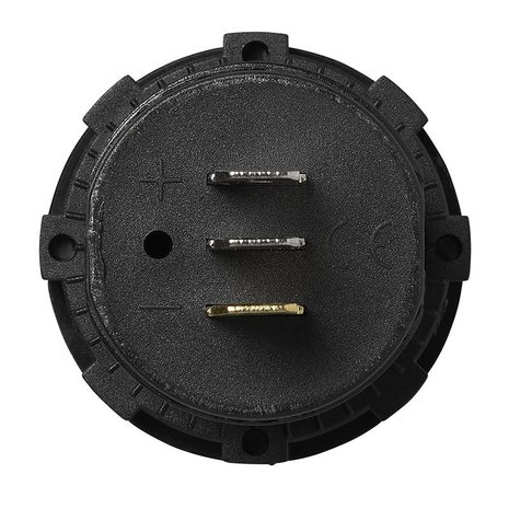 Flush mount digital volt-ammeter 6-30V / 0-10A