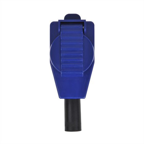 Angled CEE contrast plug + Schuko socket