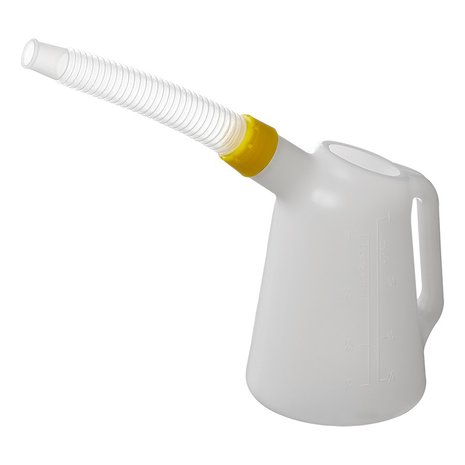 Oil flask with flexible spout 1 liter