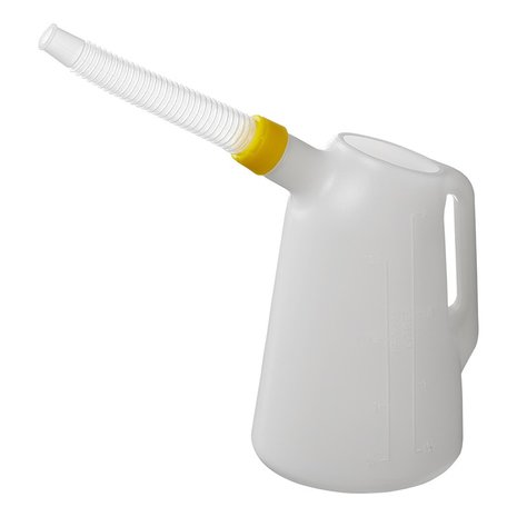 Oil flask with flexible spout 2 liter