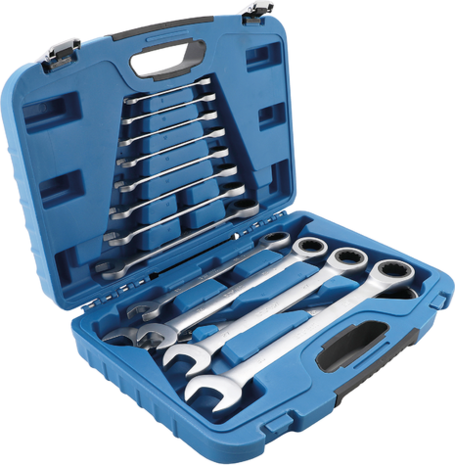 Ratchet Combination Wrench Set 8 - 32 mm 13 pcs