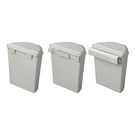 Waste bin with lid 6L for caravan/camper