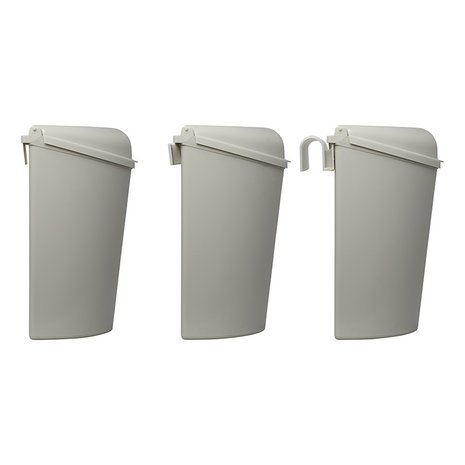 Waste bin with lid 6L for caravan/camper