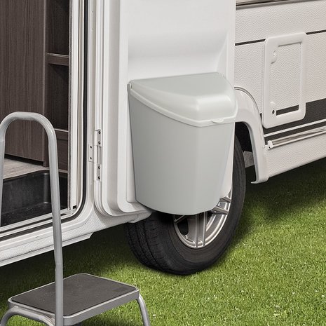 Waste bin with lid 6L for caravan/camper