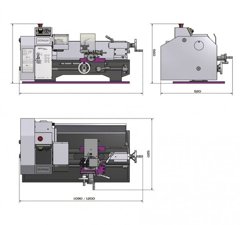 Lathe 250x550