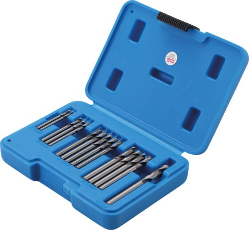 Blind Rivet Drill Set HSS 2.4 - 6.4 mm 15 pcs