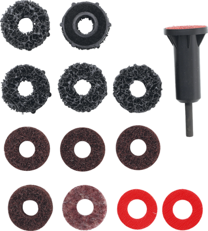 Wheel Hub Grinder Set for Studs and Wheel Nut Bolts 14 pcs.