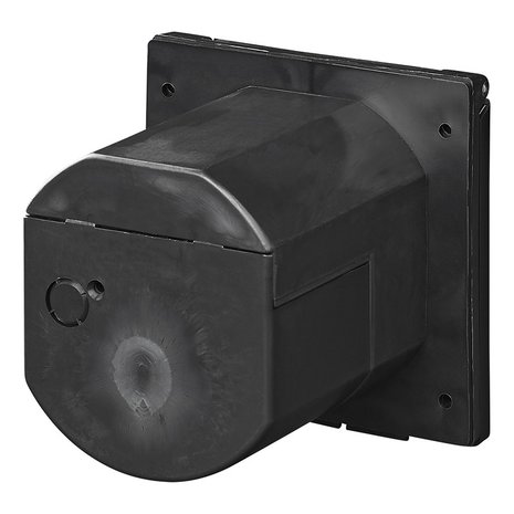 CEE wall inlet box square black
