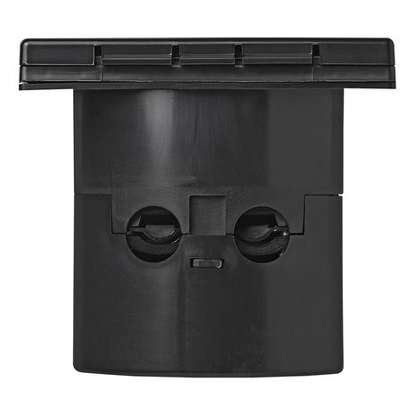 CEE wall inlet box square black