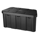 Storage box drawbar plastic 45L with number combination lock