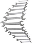 12-piece Open End Spanner Set, 6x7-30x32 mm