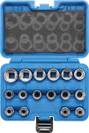 Socket Set, 12-point 12.5 mm (1/2) drive 8 - 24 mm 16 pcs.