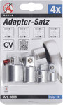 Adapter verloop set, 4 delig