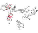 Trailing Arm Bush Tool for Opel Vectra