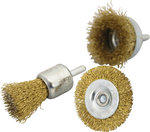 3-piece Steel Wire Brush Set