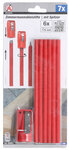 7-piece Carpenter Pencils with Sharpener