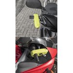 Handbrake lock for motorcycle scooter