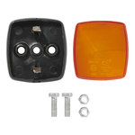 Orange side marker light 65x60mm PM