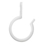 Tent clip for tent pole 20-25mm with slot white