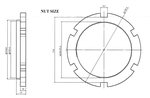 Rear wheel nut socket MAN TGA