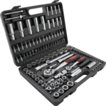 Socket Set 6.3 mm (1/4) / 12.5 mm (1/2) Drive 108 pcs