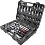 Socket Set 6.3 mm (1/4) / 12.5 mm (1/2) Drive 108 pcs