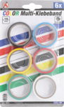 6-piece Color Tape Rolls