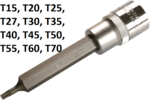 Bit Socket length 100 mm 12.5 mm (1/2) drive T-Star (for Torx)